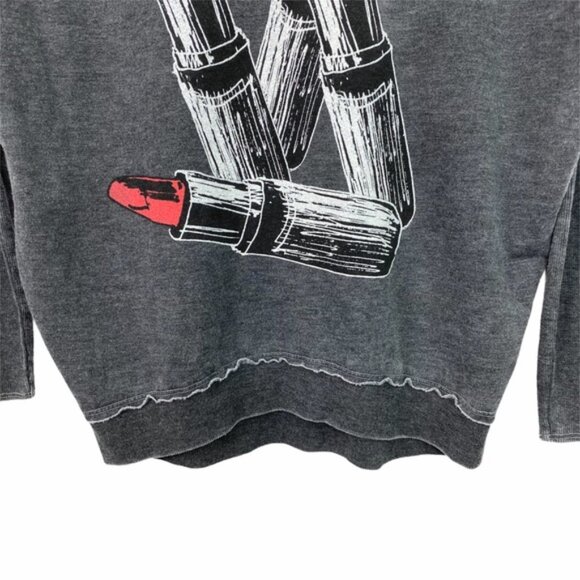 NEW Chaser Lipstick Dolman Sleeve Sweatshirt - Picture 3 of 5